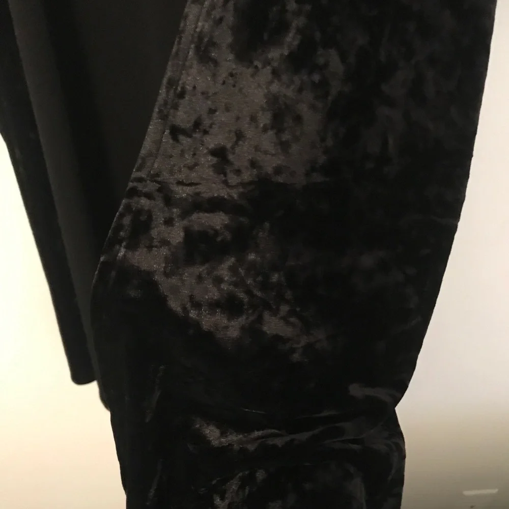 NWT_Black Velvet Longline Cardigan_NWT - Picture 8 of 12